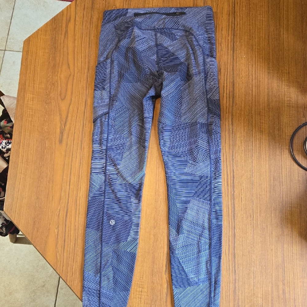 Blue Lululemon Leggings